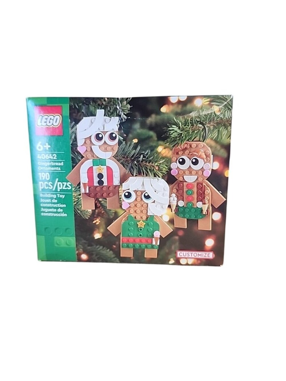 LEGO Gingerbread Ornaments - Christmas Tree Ornaments Building Set 40642